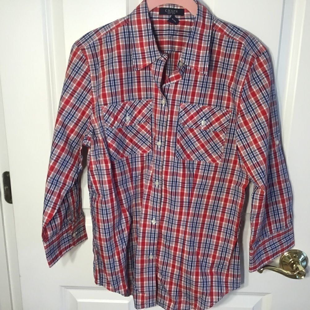 SALE.Buy 2/$30. NWOT. Chaps Brand Women’s Cotton Blouse Size M